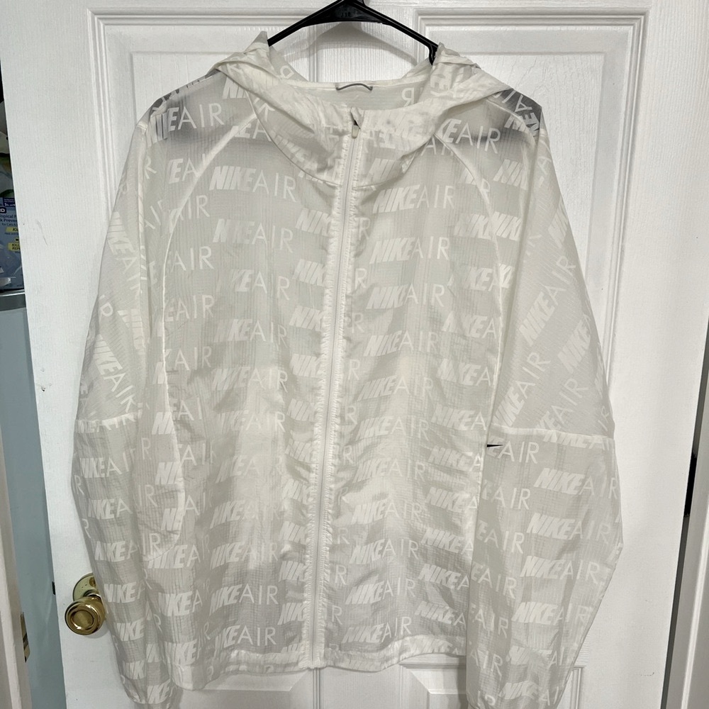 Women's Sheer Hooded Running Jacket Nike Air 1X excellent condition